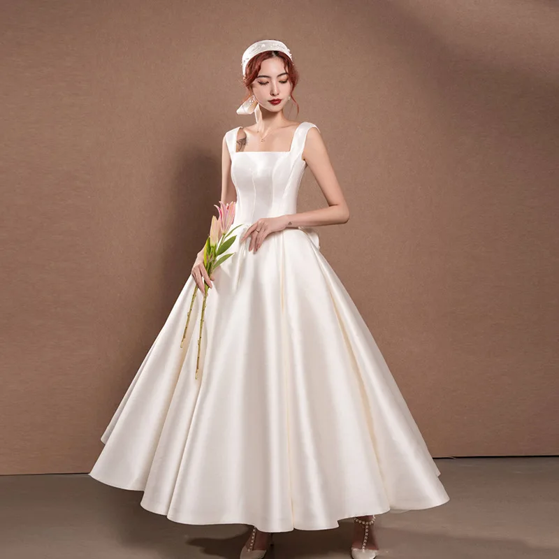 2024 Travel Photography Fashion Sexy Light Wedding Dress 1